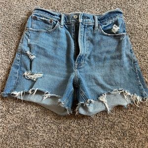 High Rise 4” mom shorts